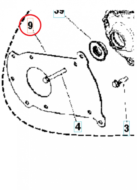 Engine Cover Crankcase 5986812-01 in the group at Entreprenadbutiken (5986812-01)
