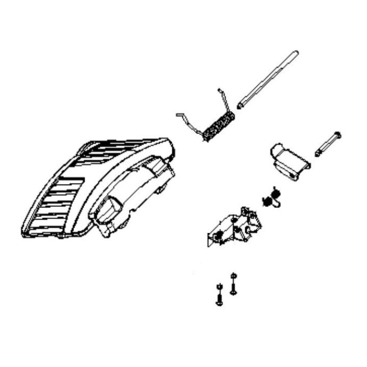 Location Kit Side Discharge Plate 5986841-12 in the group at Entreprenadbutiken (5986841-12)