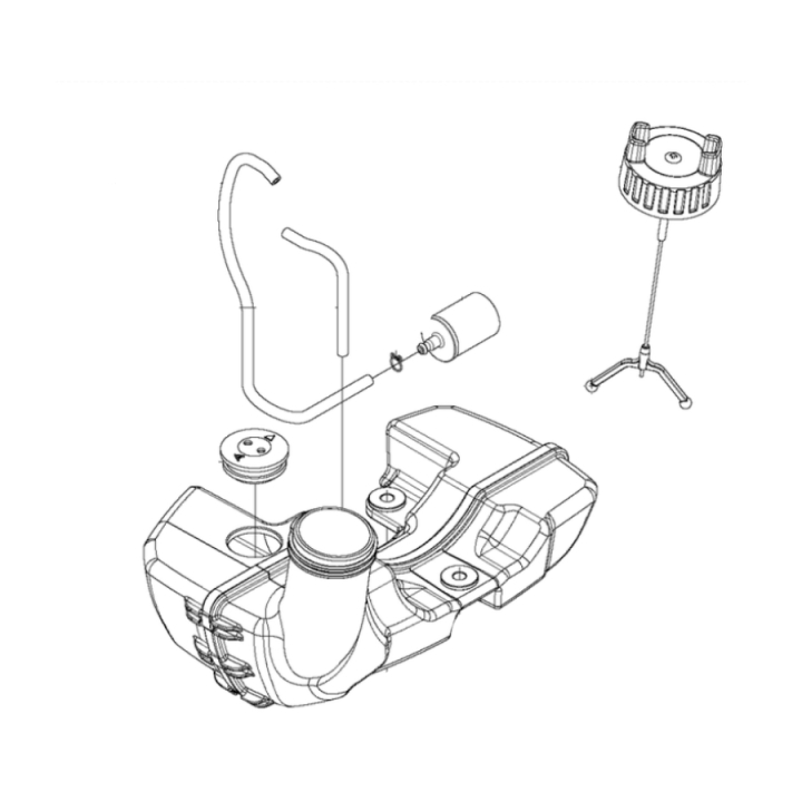 Fuel tank assembly in the group at Entreprenadbutiken (5987962-01)