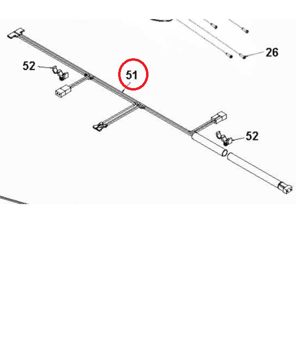 Wiring Husqvarna Wire, Grips, in the group  at Entreprenadbutiken (5988036-01)