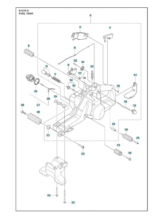 Fuel Tank Assy in the group at Entreprenadbutiken (5988064-03)