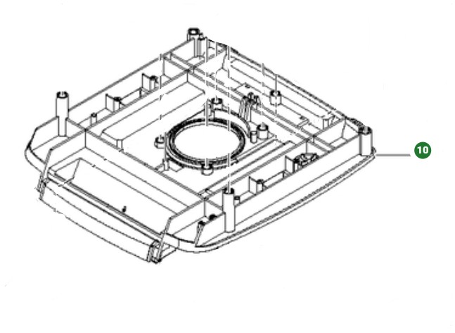 Carrier plate, spare part S25 in the group at Entreprenadbutiken (5992816-02)