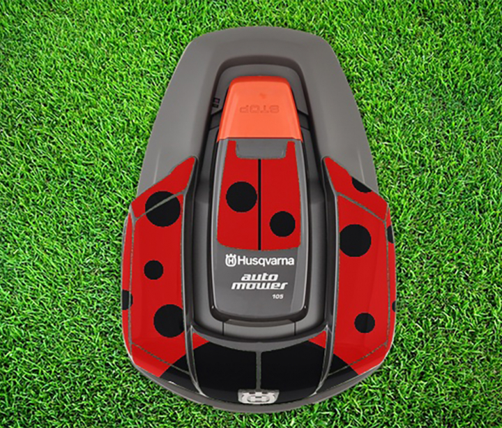 Foil set Ladybug for Automower 105 / 305 / 308 in the group Garden / Robotic Lawn Mower / Accessories Automower at Entreprenadbutiken (5992924-01)