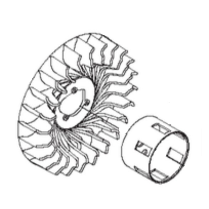 Pulley assembly in the group  at Entreprenadbutiken (5993486-02)