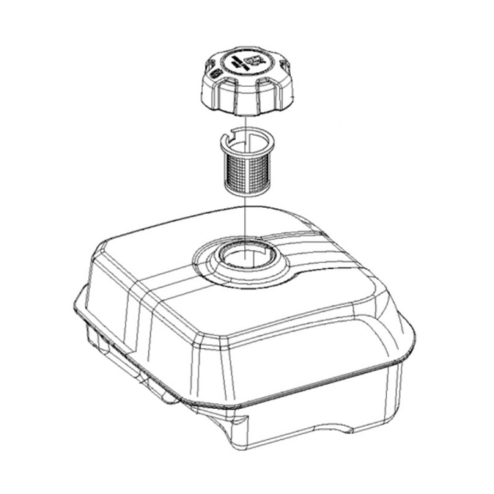 Fuel tank assembly in the group at Entreprenadbutiken (5993494-42)