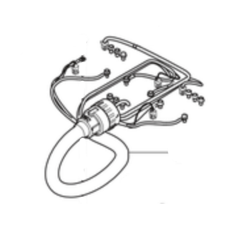 Wiring assembly cutting deck w400 in the group at Entreprenadbutiken (5997096-01)