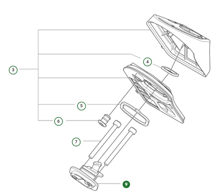 Filter Holder 39Cc in the group at Entreprenadbutiken (5998149-01)