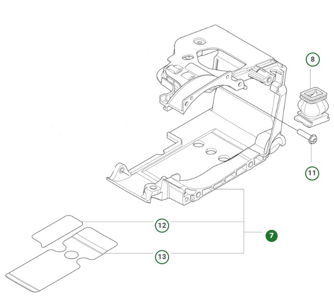 Cylinder Cover Assy 39Cc Husqv in the group  at Entreprenadbutiken (5998157-01)