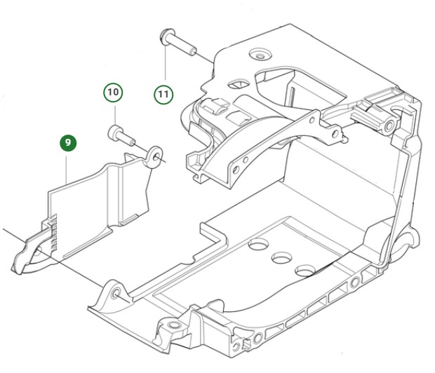 Cover Muffler Husqvarna in the group  at Entreprenadbutiken (5998160-01)