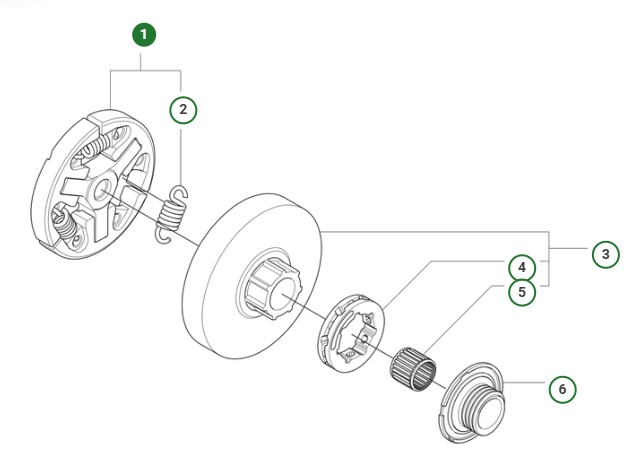 Clutch 564XPG in the group at Entreprenadbutiken (5998575-02)