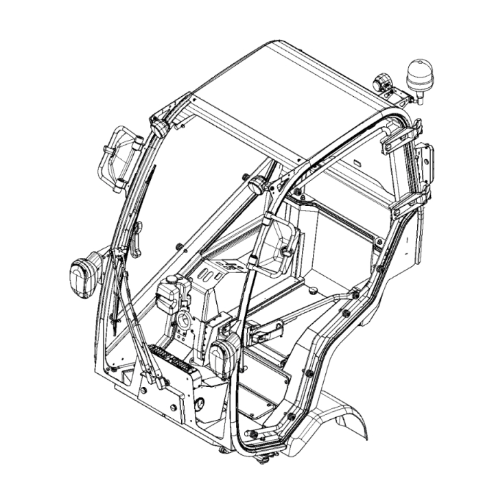 Cabin Incl Base Platform For P in the group  at Entreprenadbutiken (5999451-01)