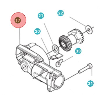 Ousing Assy A Spare Part in the group at Entreprenadbutiken (5999754-01)