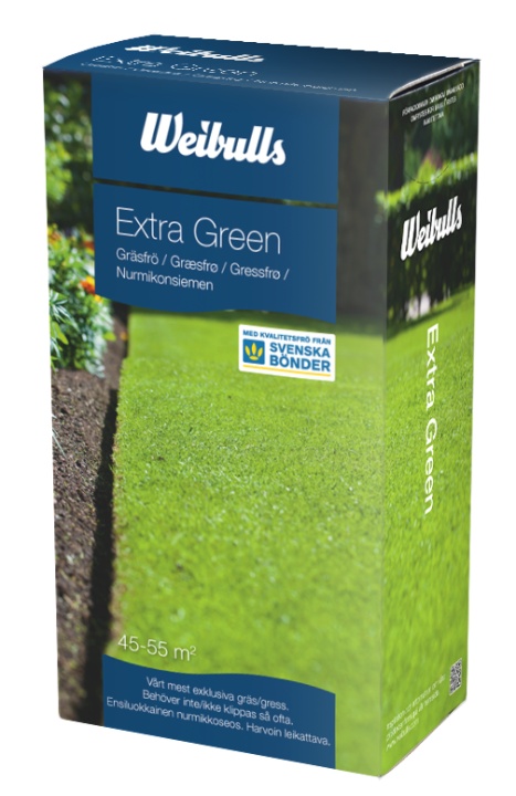 Grass seed Weibulls Extra Green 1kg in the group Garden / Grass seeds & fertilizer at Entreprenadbutiken (838045)