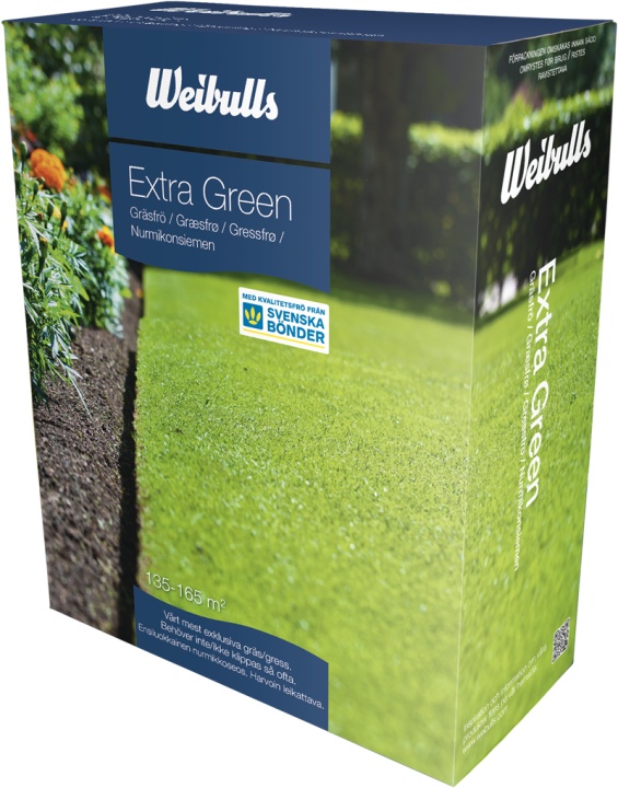 Grass seed Weibulls Extra Green 3kg in the group Garden / Grass seeds & fertilizer at Entreprenadbutiken (838051)