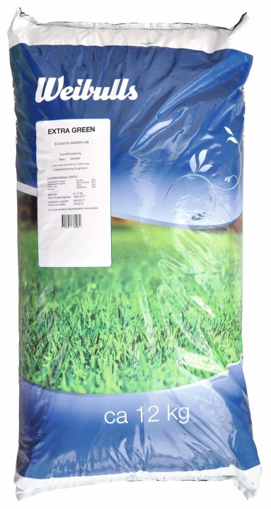 Grass seed Weibulls Extra Green 12kg in the group Garden / Grass seeds & fertilizer at Entreprenadbutiken (838103)