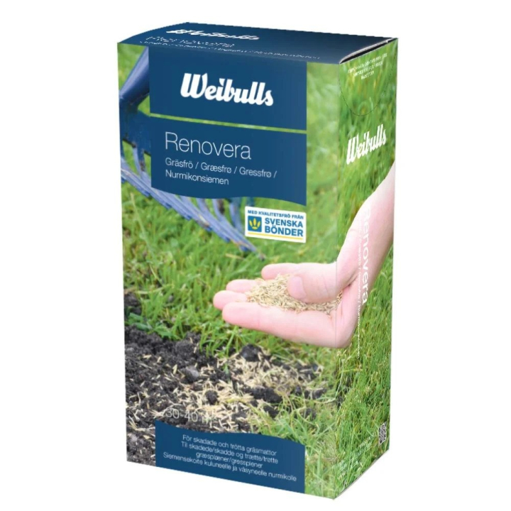  Grass seed Weibulls Renovate 1kg in the group Garden / Grass seeds & fertilizer / Cultivation at Entreprenadbutiken (838882)