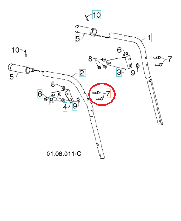 Bolt, 5/16-18X1 1/2 8747805-24 in the group  at Entreprenadbutiken (8747805-24)