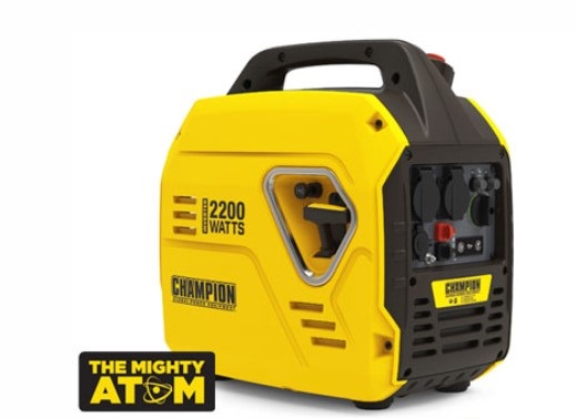 Champion inverter ' The Mighty Atom' 2200W Generator in the group Construction / Power Generators / Power Generators Champion / Inverter Generators at Entreprenadbutiken (92001I-SC)
