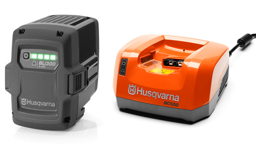 Husqvarna Pro Battery & charger kit BLi300 & QC500 in the group Garden / Battery series / Accessories battery machines at Entreprenadbutiken (9670719)