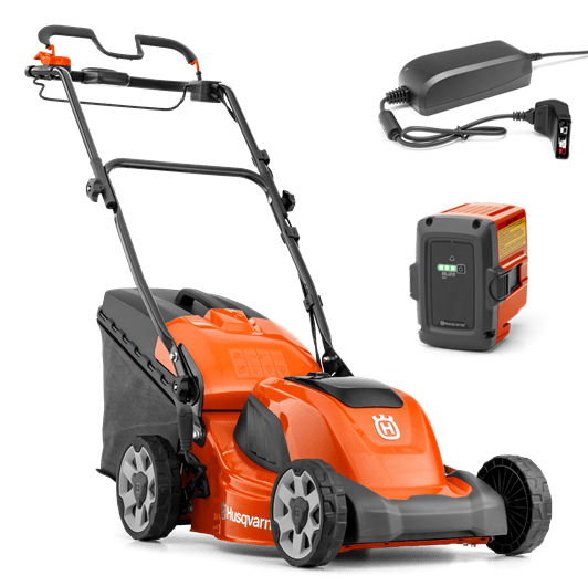 Husqvarna LC 141iV Battery Lawn Mower + BLi20 & QC80 in the group Garden / Battery series / Lawn mowers at Entreprenadbutiken (9670992-02)