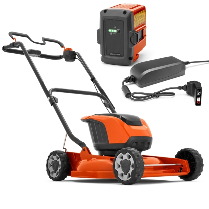 HusqvarnaLB 146i Battery Lawn Mower + BLi20 & QC80 in the group Garden / Lawn mowers / Battery lawn mowers at Entreprenadbutiken (9678621-05)