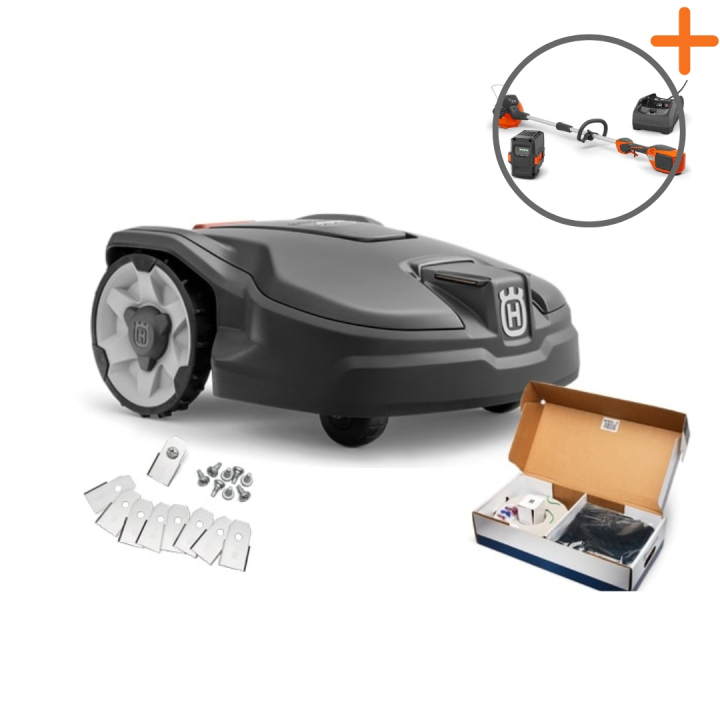 Husqvarna Automower® 305 Start Kit | Battery trimmer included for free! in the group Garden / Robotic Lawn Mower / Husqvarna Automower® at Entreprenadbutiken (9679740)