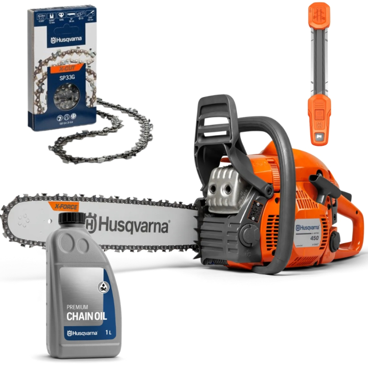 Husqvarna 450 E-series II Starter Kit in the group Forest / Chainsaws / Chainsaws at Entreprenadbutiken (9705595pkt)