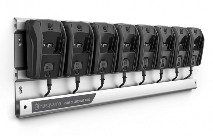 Husqvarna C80 Rail Battery charger in the group Garden / Battery series / Accessories battery machines at Entreprenadbutiken (9706219-01)