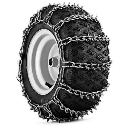 Snow chains 18X9.5-8, pair, for tractor in the group Garden / Garden tractors & Ride-on / Tractor accessories at Entreprenadbutiken (9971036-10)