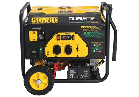 Champion 2800 Watt Dual Fuel Generator With Electric Start in the group Construction / Power Generators / Power Generators Champion / Power Generators at Entreprenadbutiken (CPG3500E2-DF-EU)