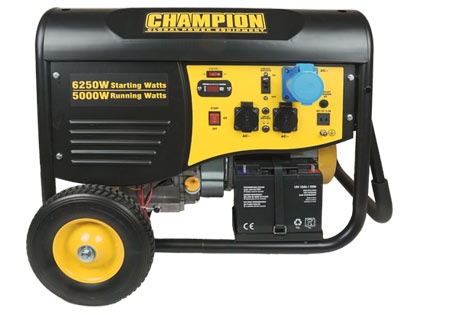 Champion 5500 Watt Petrol Generator With Remote Start in the group Construction / Power Generators / Power Generators Champion / Power Generators at Entreprenadbutiken (CPG6500E2-EU)