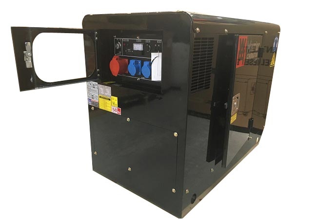 Warrior 12.5 kW Silent Diesel Generator in the group Construction / Power Generators at Entreprenadbutiken (LDG12S3-EU)