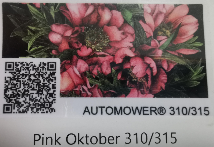 Foil set for Automower 310/315- Pink Oktober in the group Garden / Robotic Lawn Mower / Accessories Automower at Entreprenadbutiken (am310-r23867369)