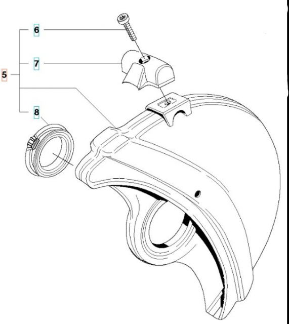 Blast protection Kpl Chrome 12