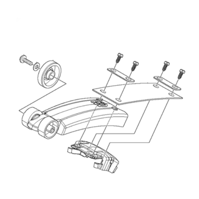 Splash cover assembly, upper