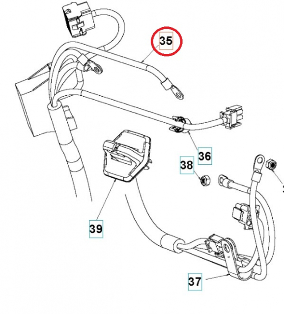 Wiring Lower - Chassis Efi Ra