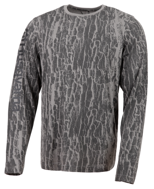T-Shirt M Xplorer Ls Bark Camo 5299091-50