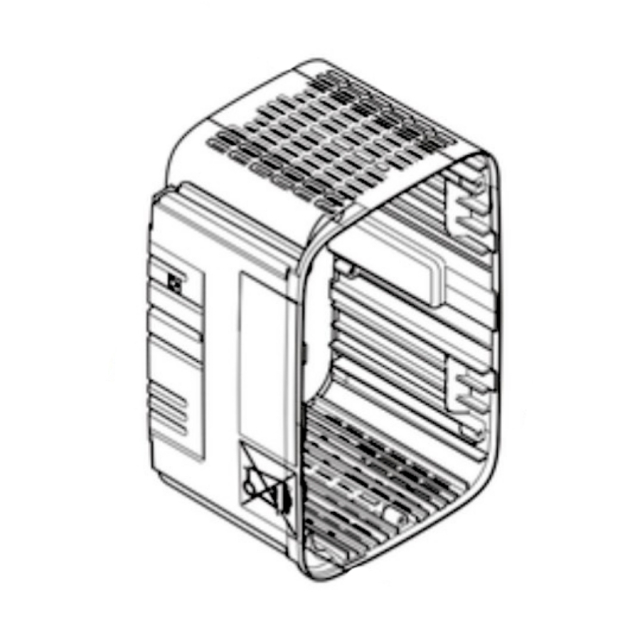 Housing assembly with labels PACE