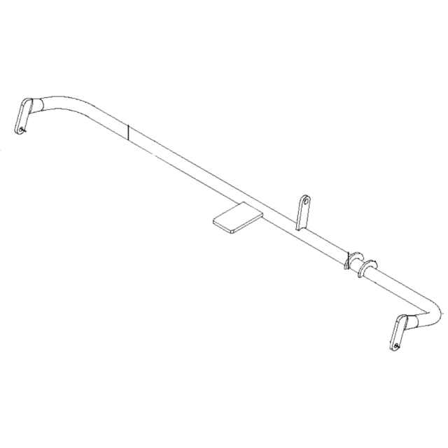 Cross tube Rear