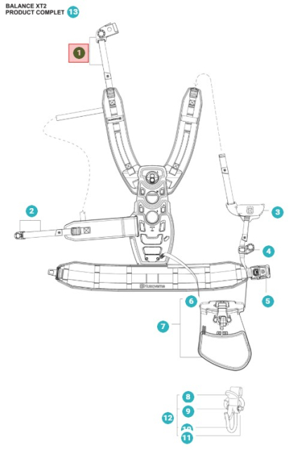 Buckle Front Piece Left Assy 5360257-01