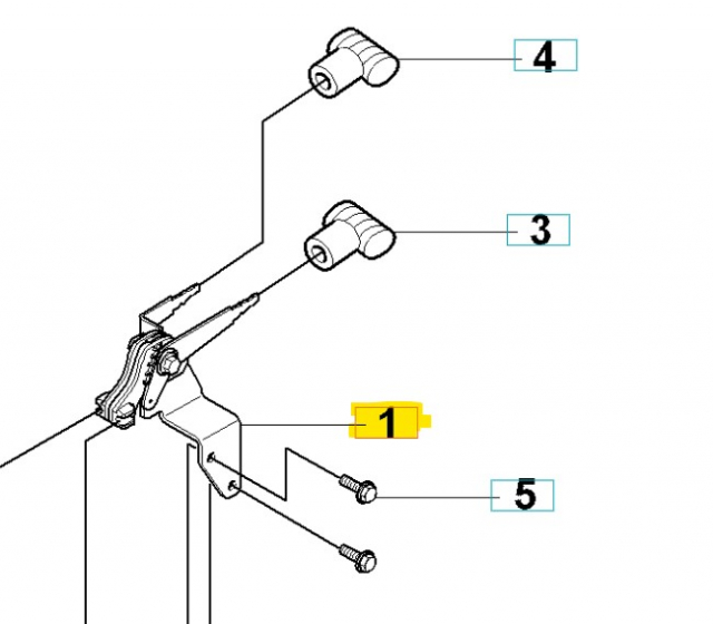 Throttle Control Kpl 5443016-01