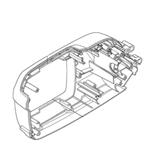 Battery housing half, Left