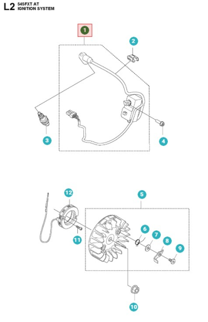 Ignition module 545FX, 545FXT AutoTune