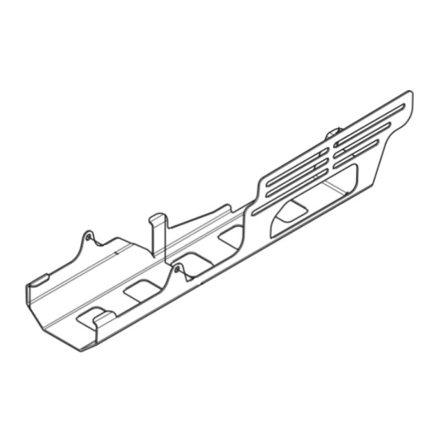 Ski Plate Front Coated