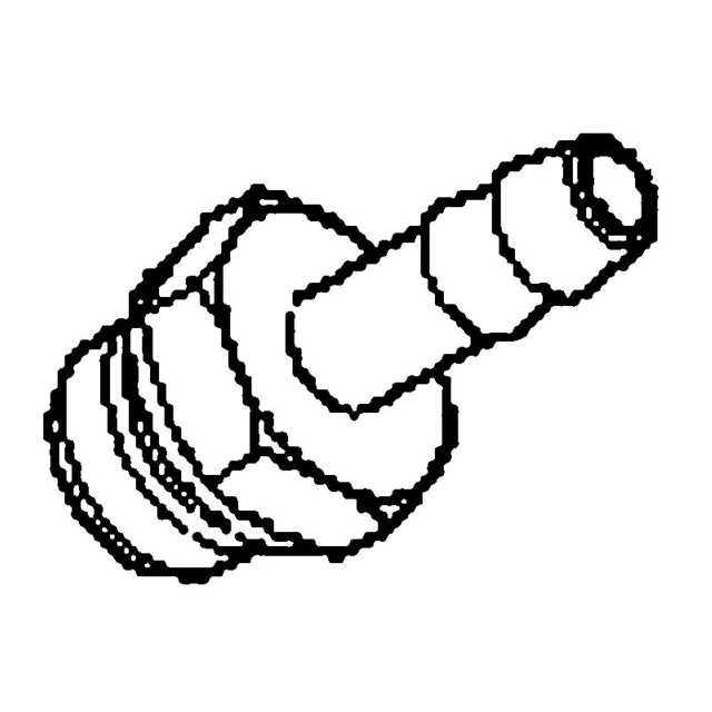 Nipple 1/4 Male Thread