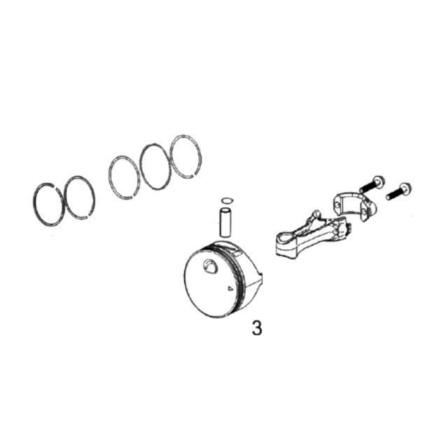 Piston Assy Rvm120 Piston And 5930561-01