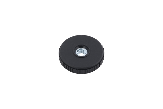Knob wingnut, 3/8-16, knurled