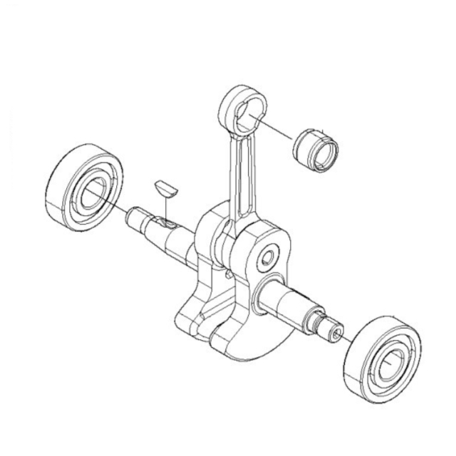 Crankshaft Complete 5933053-01