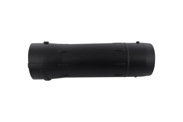 Pipe, straight black
