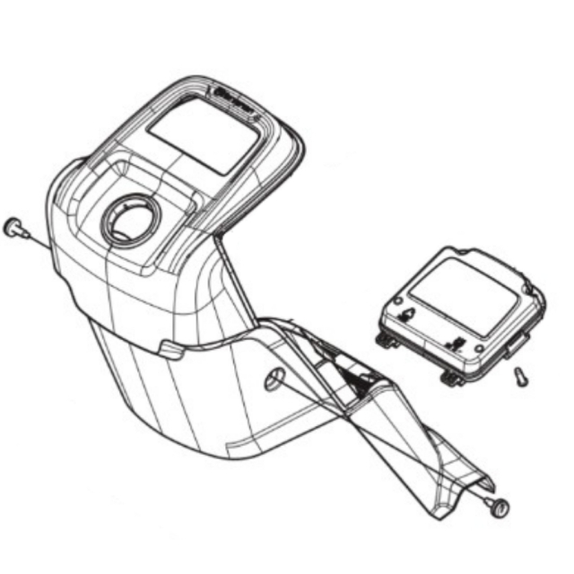 Steering cover Rear part